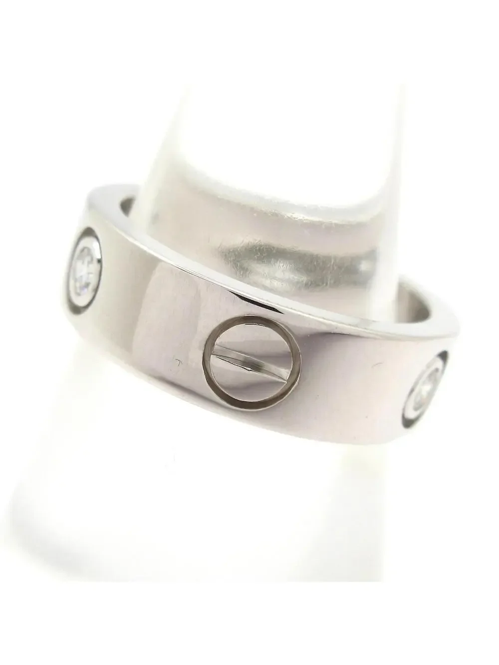 Cartier Love Ring Half Diamond 18K #289377C25B